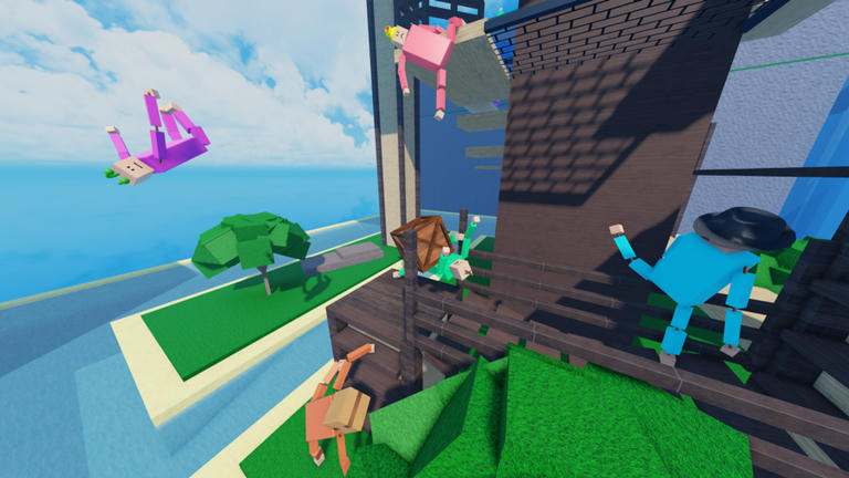 Octopius [Ragdoll Obby] Strategy Roblox game cover art by ⁕Mushroomz Games⁕