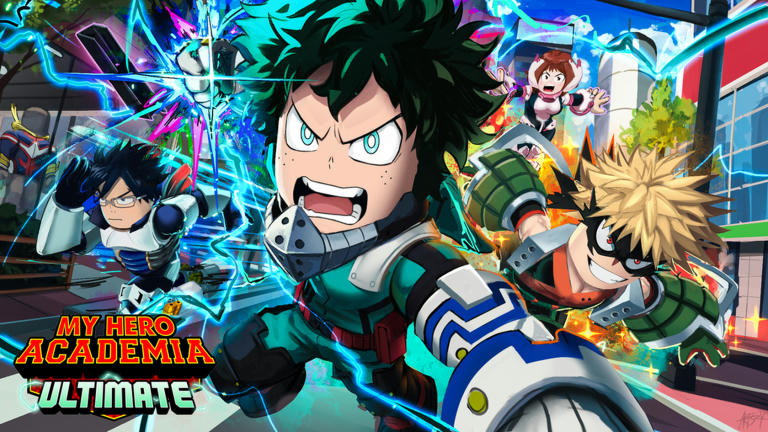 My Hero Academia: Ultimate RPG Roblox game cover art by My Hero Academia: Ultimate