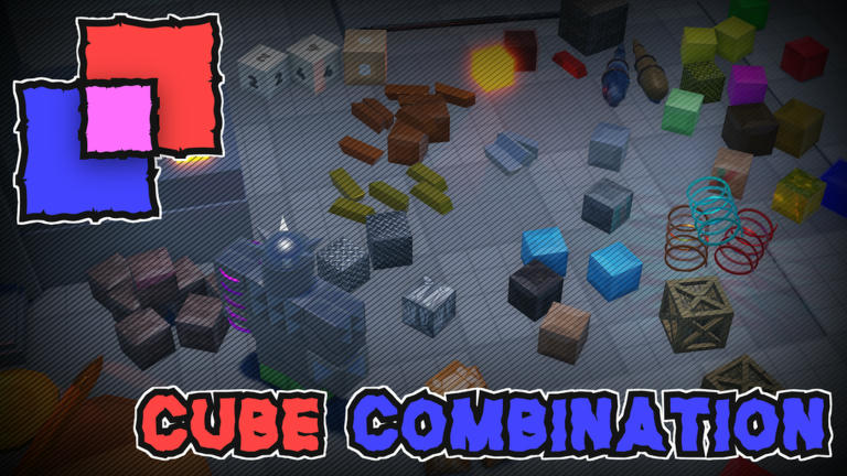 Cube Combination Survival Roblox game cover art by Combination Creations