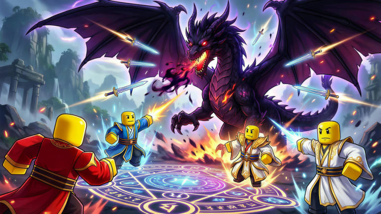 [🐉Pets][V54]Cultivation: Mortal to Immortal Simulator Roblox game cover art by Firefly Simulator