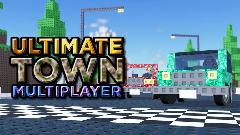 [🎉] Ultimate Town Multiplayer Roleplay Roblox game cover art by InfiniDev