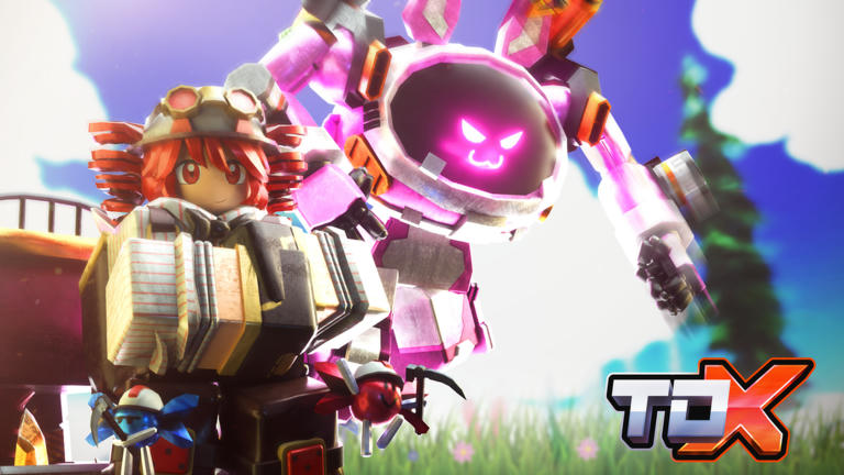 🐰EASTER🐤 Tower Defense X: BETA Strategy Roblox game cover art by Tower Defense X
