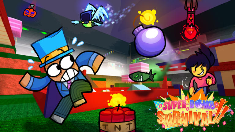 Super Bomb Survival Strategy Roblox game cover art by Polyhex Games