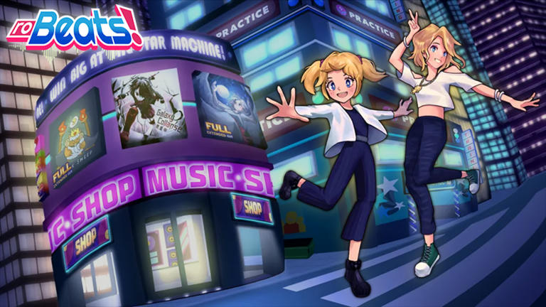 [🔮NEW] RoBeats! 🎧 Music + Rhythm + RPG Casual Roblox game cover art by RobeatsDev