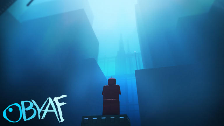 obby but you're a fish Obby Roblox game cover art by Kιngsmen