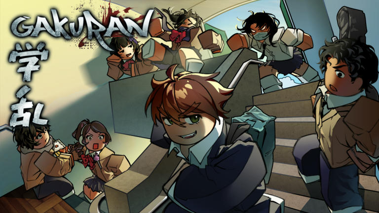(学乱) Gakuran Casual Roblox game cover art by (学乱) Gakuran