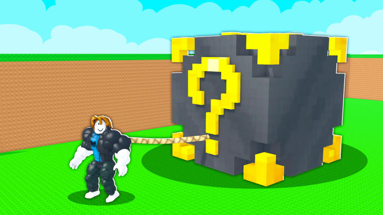 Pull Lucky Blocks Casual Roblox game cover art by Future Cooks