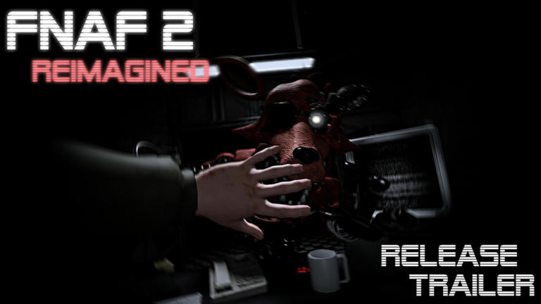 [UPDATE] Five Nights at Freddy's 2: REIMAGINED Horror Roblox game cover art by CANGO Development