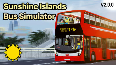 🚌 Sunshine Islands Bus Simulator [NEW] Simulator Roblox game thumbnail