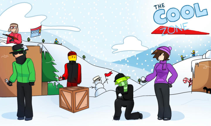 the COOL zone Casual Roblox game cover art by ArbyRandom