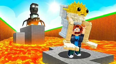[🎣] Survive LAVA for Brainrots!