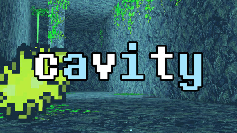 cavity [RELEASE] Horror Roblox game cover art by putluk's creations