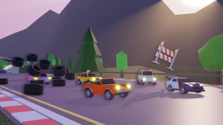 Tiny Wheels Racing Roblox game cover art by Tiny Wheels