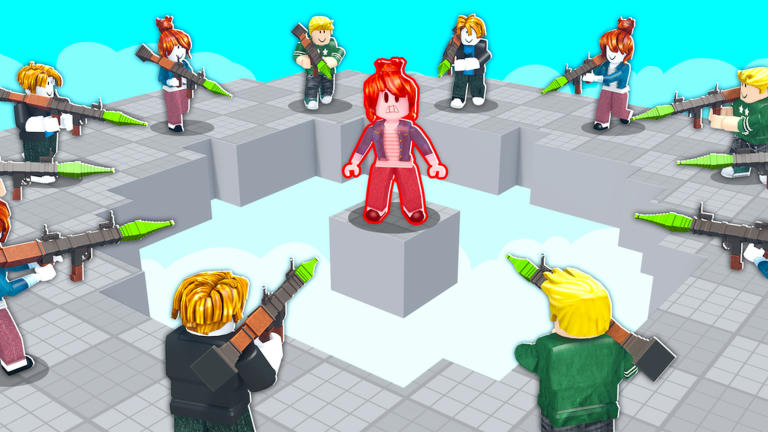 Rocket Spleef 💥 Fighting Roblox game cover art by Blammo Works