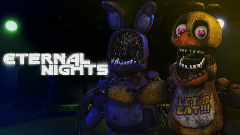 FNAF: Eternal Nights 🍕 Horror Roblox game cover art by Cob-Studios