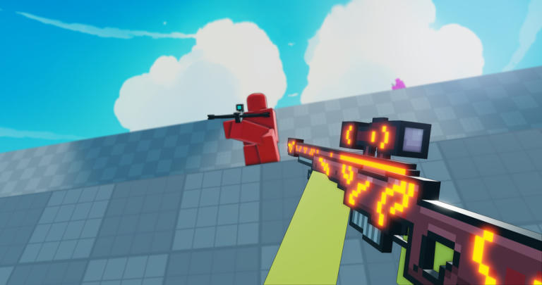 [FPS] Flick Shooter Roblox game cover art by Groundwork