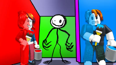Color or Die 🎨 Horror Roblox game thumbnail