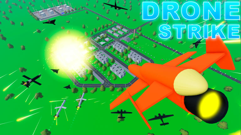 UAV STRIKE [NEW BUILDINGS] Fighting Roblox game cover art by ILP Studio