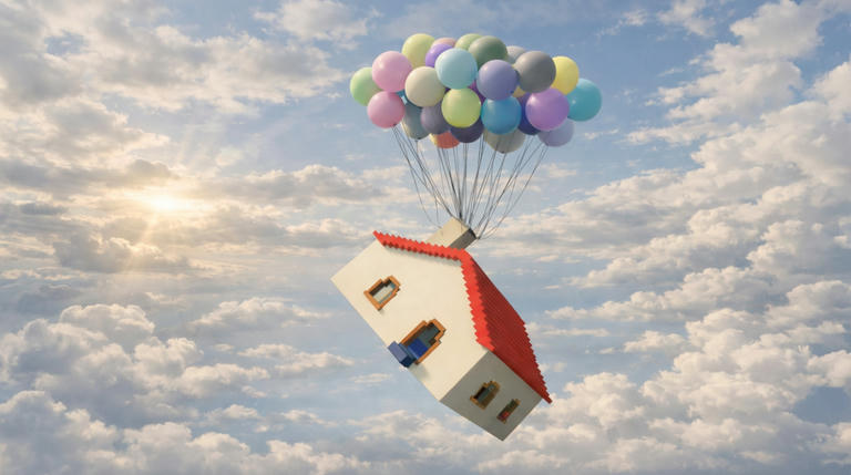 Balloons And Ropes Sandbox Roblox game cover art by Bazenka2
