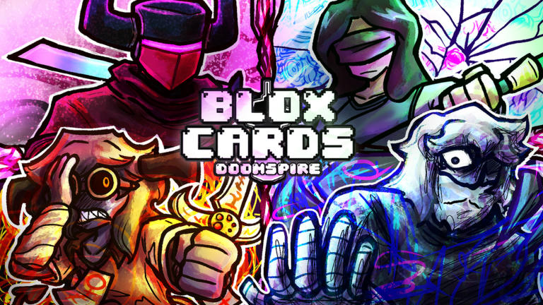 [🌐NEW MODE] Blox Cards TCG 🃏 Strategy Roblox game cover art by Chaos Organization