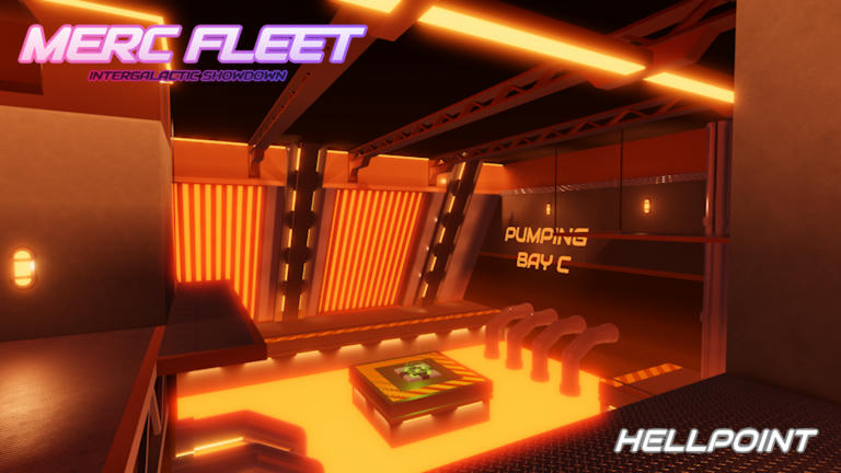 Merc Fleet Shooter Roblox game cover art by Team Thaumaturgy