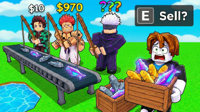 My Fishing Anime Simulator Roblox game thumbnail