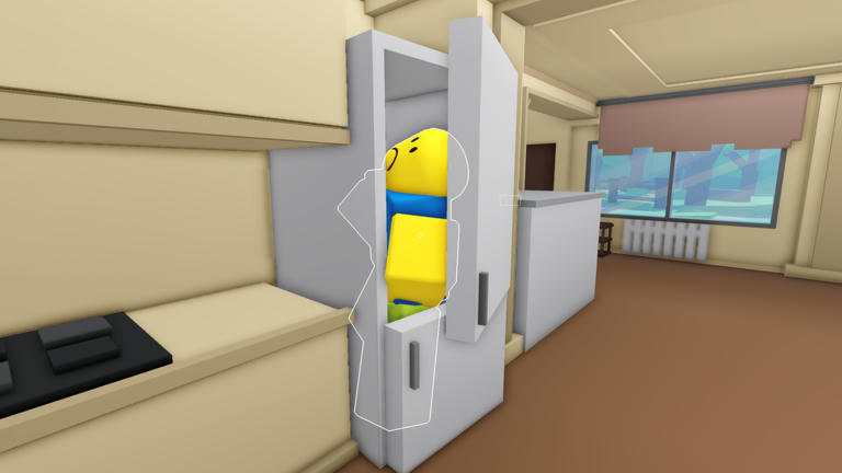 Hide the body Strategy Roblox game cover art by Doge Cloud