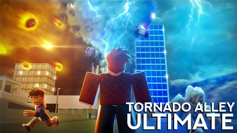 Tornado Alley Ultimate Survival Roblox game cover art by Tornado Alley Community