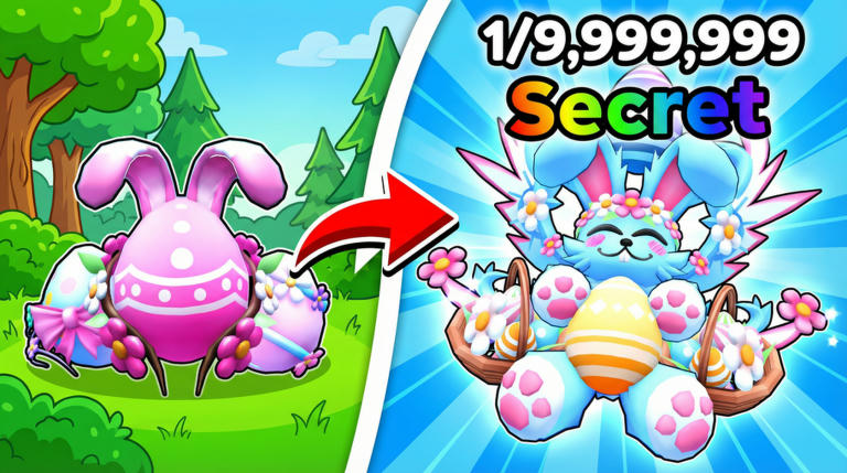 EASTER 🐰 Tap Simulator Simulator Roblox game cover art by Cursor Makers