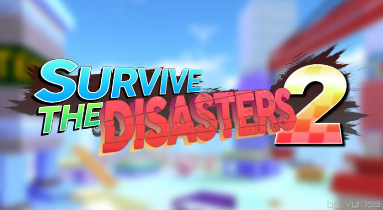 Survive The Disasters 2 Survival Roblox game cover art by VyrissDev