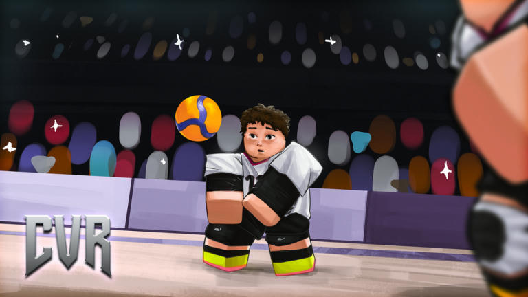 [💝VALENTINES] CVR: Retro Sports Roblox game cover art by [CS] Volleyball Games