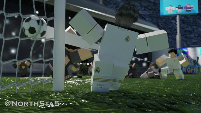 Freestyle Football Sports Roblox game cover art by Promise Development