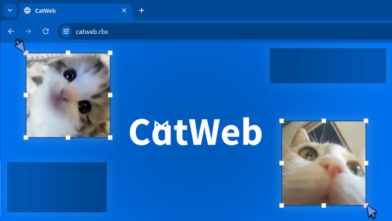 CatWeb: Make a Website! 🌐 Casual Roblox game cover art by CatWeb Development