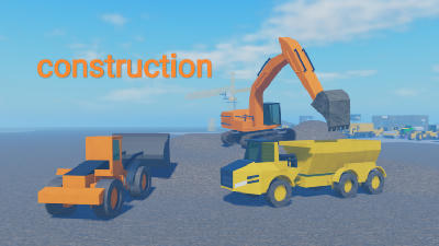 construction (under construction) Roblox game thumbnail