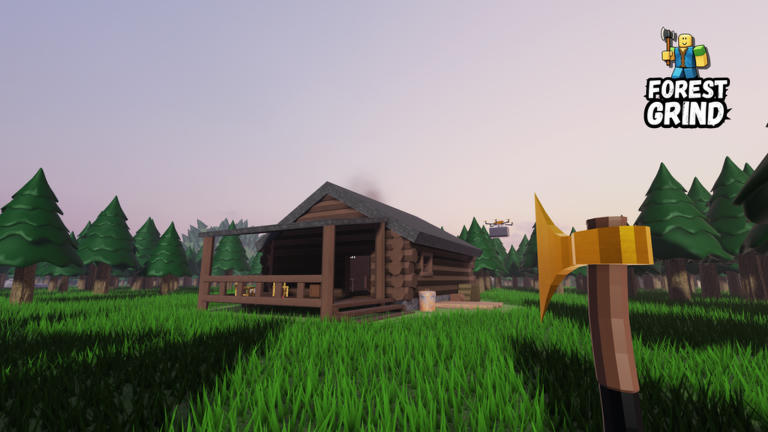 Forest Grind 🌲 Simulator Roblox game cover art by Esssc0
