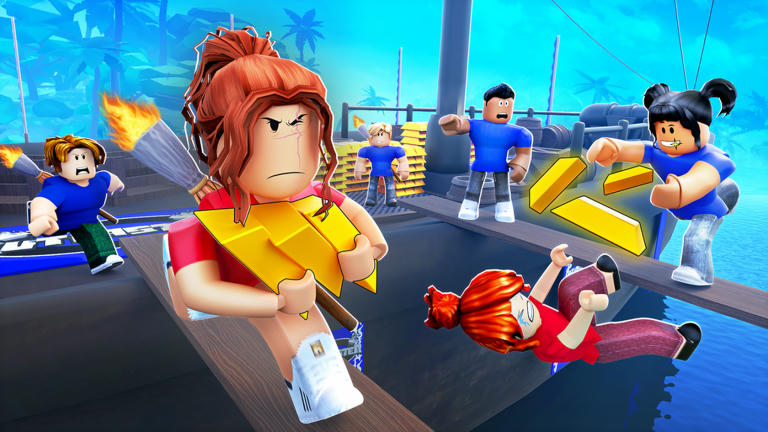 🌴 Outlaster Survival Roblox game cover art by Peak Precision Studios