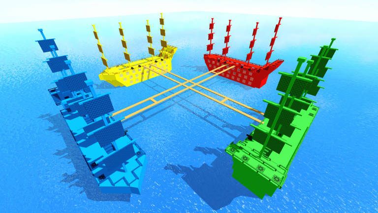 Pilfering Pirates Fighting Roblox game cover art by Pseudosuper