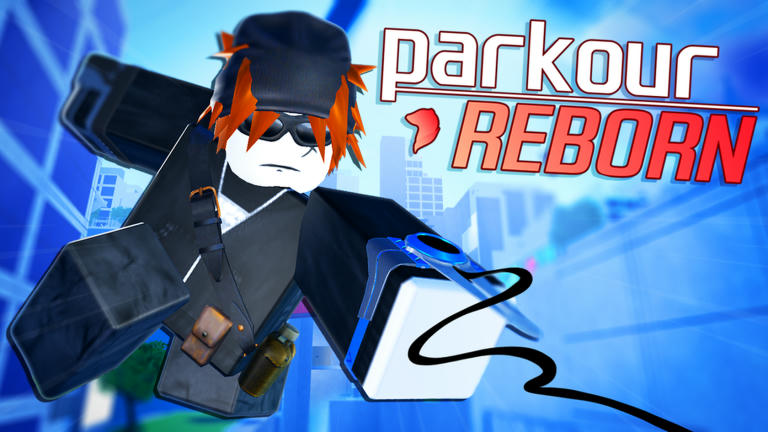 PARKOUR Reborn  Obby Roblox game cover art by A Mongoose Studio