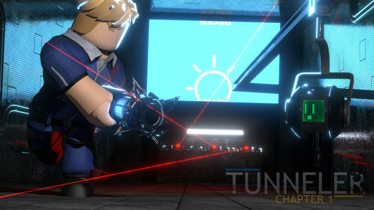 TUNNELER Puzzle Roblox game cover art by Homemade_Meal