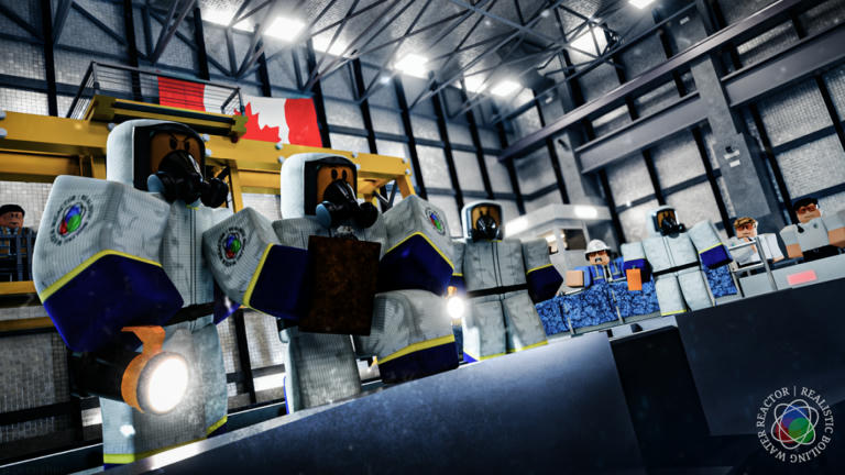 Realistic Boiling Water Reactor Simulator Simulator Roblox game cover art by RBWR Simulation Community