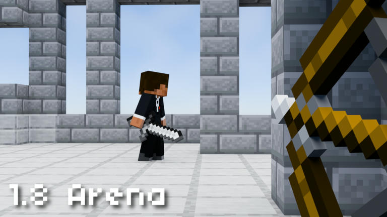 ⚔️ 1.8 Arena Fighting Roblox game cover art by 3 grams of helium