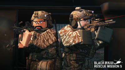 Blackhawk Rescue Mission 5 Shooter Roblox game thumbnail