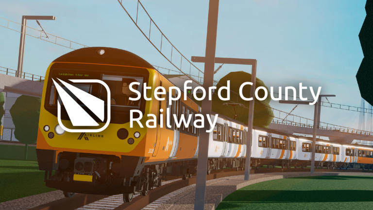 Stepford County Railway 🚉 Simulator Roblox game cover art by Stepford County Railway